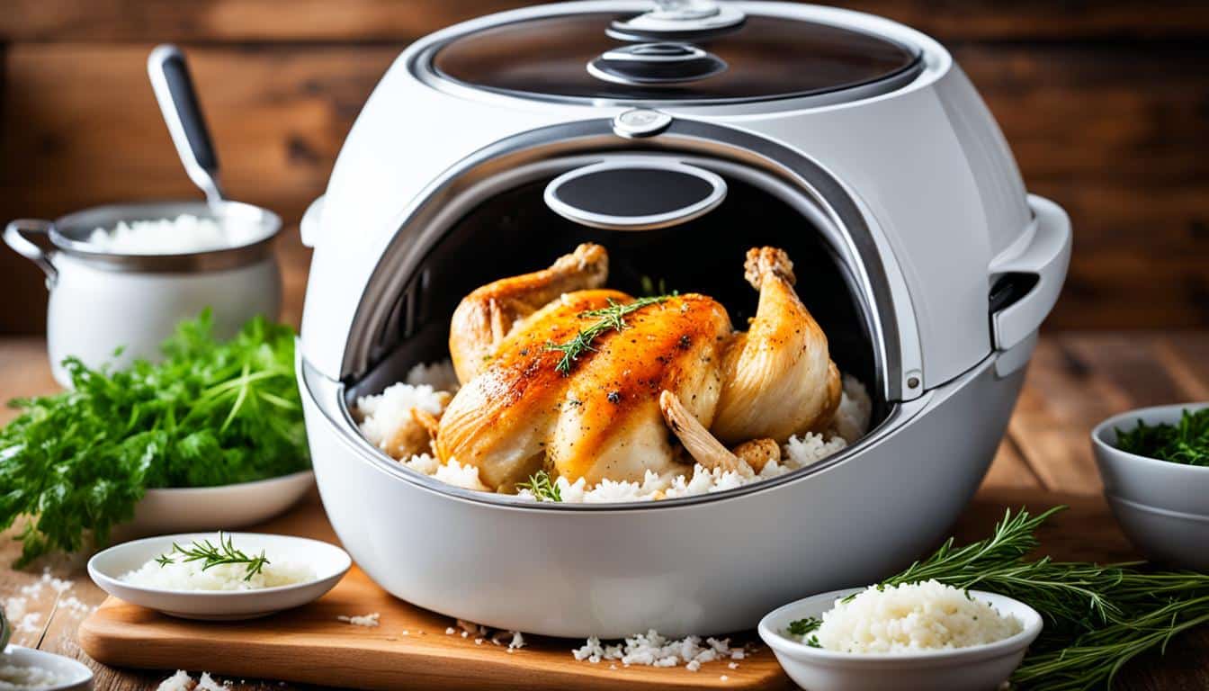whole chicken rice cooker